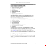 Project Budget Report - Analyzing Health, Costs, and Local Budget example document template