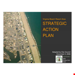 Resort Strategic Action Plan example document template