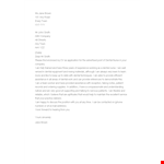 Job Application Letter For Dental Nurse example document template