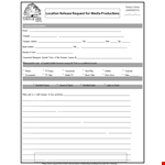Get Your Location Release Form Today - Protect Your Project's Interests example document template