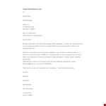 Formal Meeting Request Letter Sample example document template 