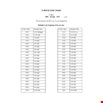 Military Time Conversion Chart: Easily Convert Standard Time to Midnight - Download Template example document template