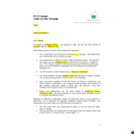 Two Week Work Notice Letter Example example document template