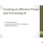Professional Poster Presentation Template example document template 