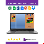 Juneteenth Poster example document template