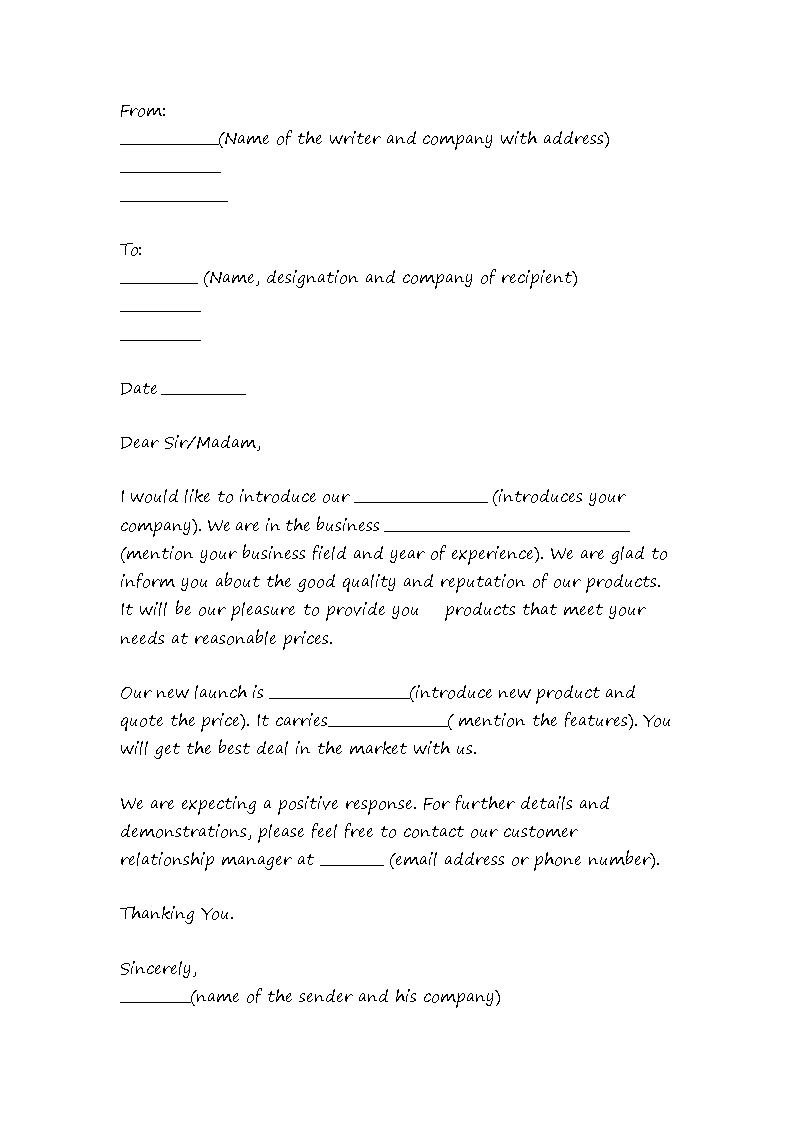 Introduce Your Business With An Effective Sales Letter Template introduce-your-business-with-an-effective-sales-letter-template