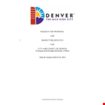 Win More Clients with an Effective Request for Proposal Template - Download Now example document template