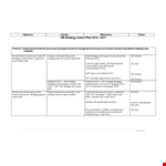 Hr Strategic Action Plan example document template