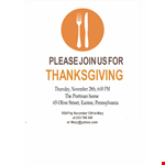 Thanksgiving Menu Template - Create a Memorable November Feast example document template