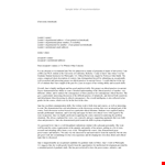PDF Formal Reference Letter example document template 