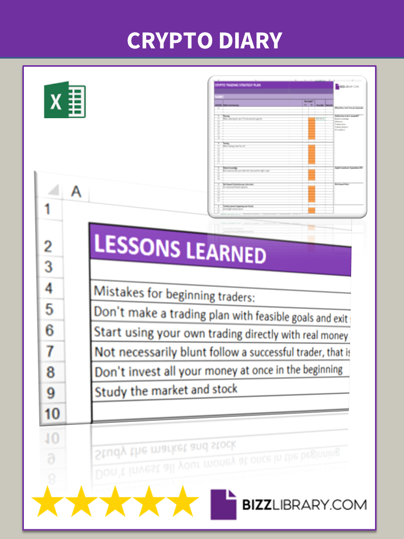 crypto trading journal template example