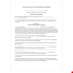 Customize Your LLC Company Agreement | Members & Interest Included example document template