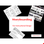 Instructional Design Storyboard Template example document template 