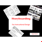 Instructional Design Storyboard Template example document template