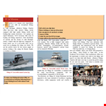 Fishing Charter Brochure example document template