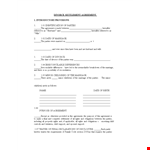 Divorce Agreement for Parties with Children: Ensuring Fairness and Clarity example document template