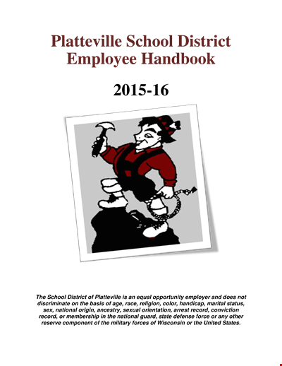 Sample School Employee Handbook: Essential Guidelines for District Employees
