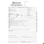 Example Of Nursing Note Template | Effective Documentation for Nurses example document template