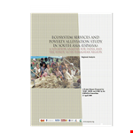 Regional Situation Analysis Template - Services, Poverty, Ecosystem example document template 