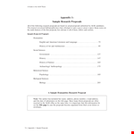 Customizable Research Proposal Template | Get Started with Your Thesis example document template