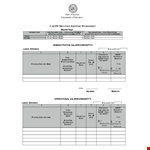 Monthly Office Expense Sheet | Track Service, Total, Benefits & Facility Expenditure example document template