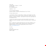 Free Recommendation Letter Template for College by Laurie Gallo | Street example document template 