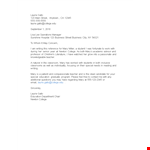 Free Recommendation Letter Template for College by Laurie Gallo | Street example document template