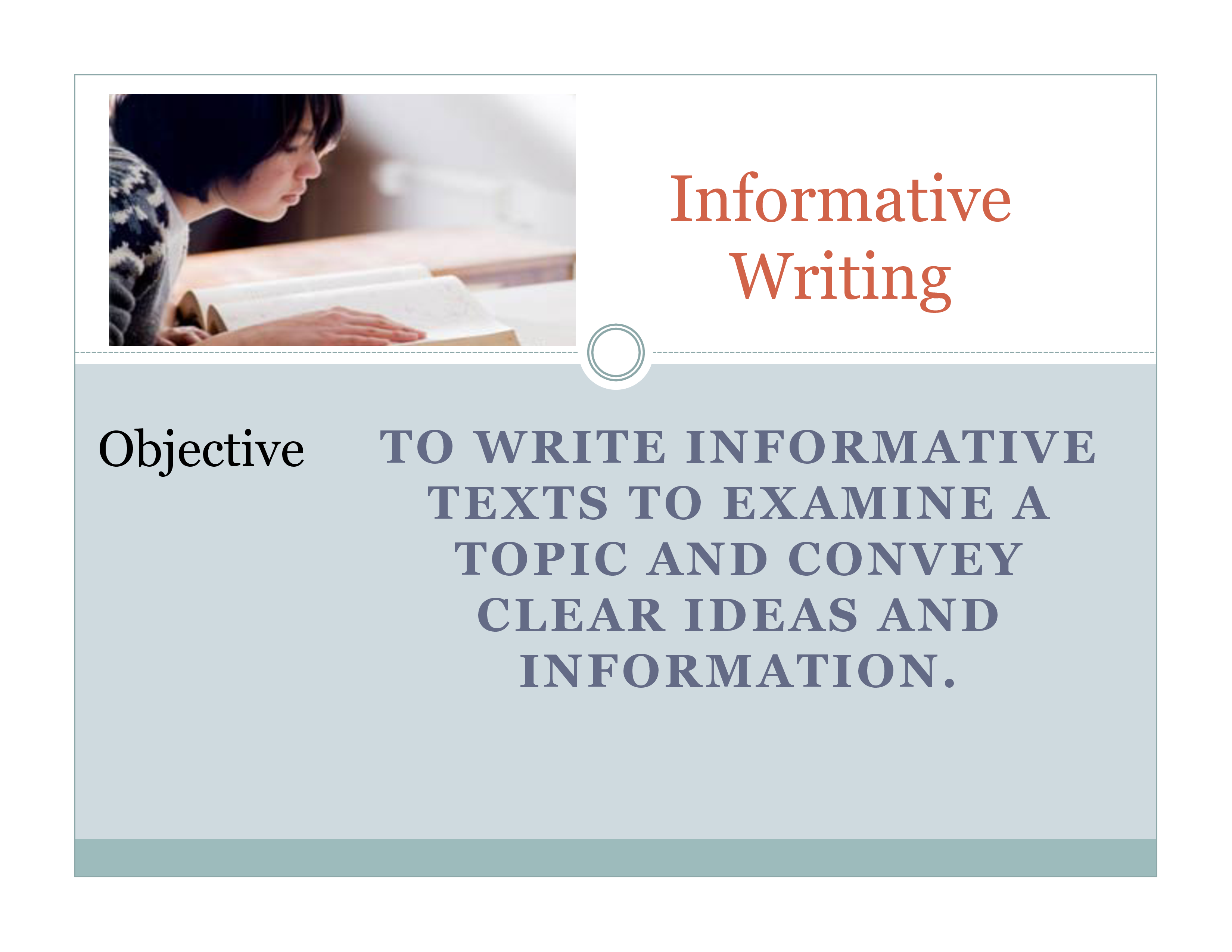 What Does An Informative Essay Include