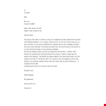 Employment Offer Letter Of Intent example document template 