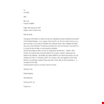 Employment Offer Letter Of Intent example document template