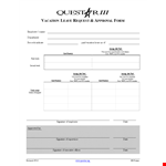 Complete Your Vacation Request Form with Aesop | Easy and Efficient example document template