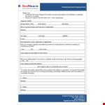 Fundraising Event Proposal Template example document template