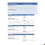 Free Printable Workout Log - Keep Track of Your Fitness Progress example document template