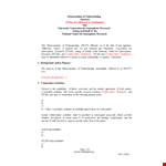 Collaborative Memorandum of Understanding Template for Parties and Institution example document template