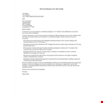 Marketing Manager Cover Letter Example example document template