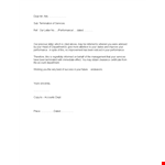 Effective Termination Letter Template for Improved Performance example document template 