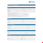Commercial Lease Application Form - Property, Applicant, Address, Assets | PDF example document template