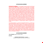 Software Escrow Agreement for Developer and Licensee - Protect Your Code with Escrow example document template