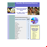 Printable Restaurant Survey Template example document template