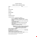 Professional Lab Report Template for Accurate Results and Clear Conclusion example document template
