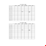 College Class Schedule Planner Template - Organize Your Schedule and Classes Effectively example document template 