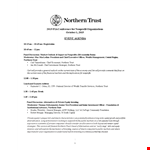 Non Profit Event Agenda | Trust Building in Northern Panel Discussions example document template