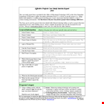 Project Case Study Template example document template