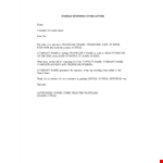 Format Business Cover Letter example document template 