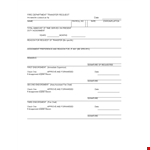 Fire Department Transfer Letter Example example document template 