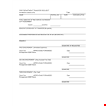 Fire Department Transfer Letter Example example document template