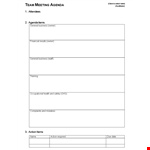 Informal Meeting Agenda Template In Word example document template