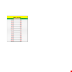 Military Time Chart Template | Standard Conversion Chart for Military Time example document template