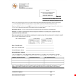 Child Support Agreement Template - Support Your Child and Protect Parental Rights example document template