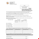 Child Support Agreement Template - Support Your Child and Protect Parental Rights example document template 